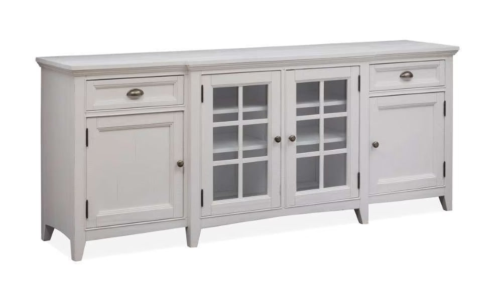 Henry & Mason - Seabrook 80" Entertainment Console in Chalk White - AFA00684 view 1