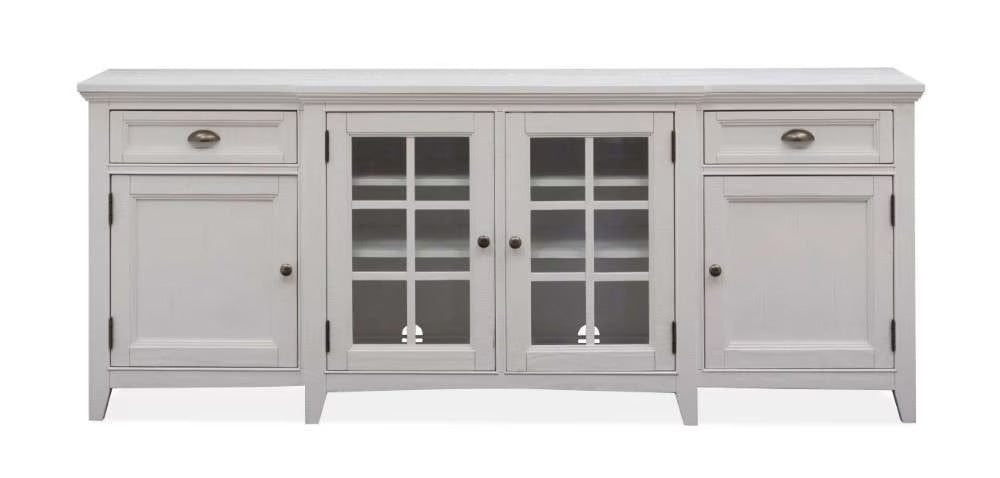Henry & Mason - Seabrook 80" Entertainment Console in Chalk White - AFA00684 view 3