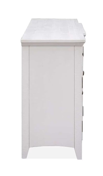 Henry & Mason - Seabrook 80" Entertainment Console in Chalk White - AFA00684 view 5