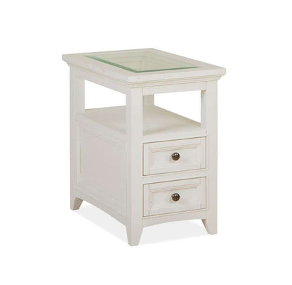 Henry & Mason - Seabrook Chairside End Table in Chalk White - AFA00692 view 1