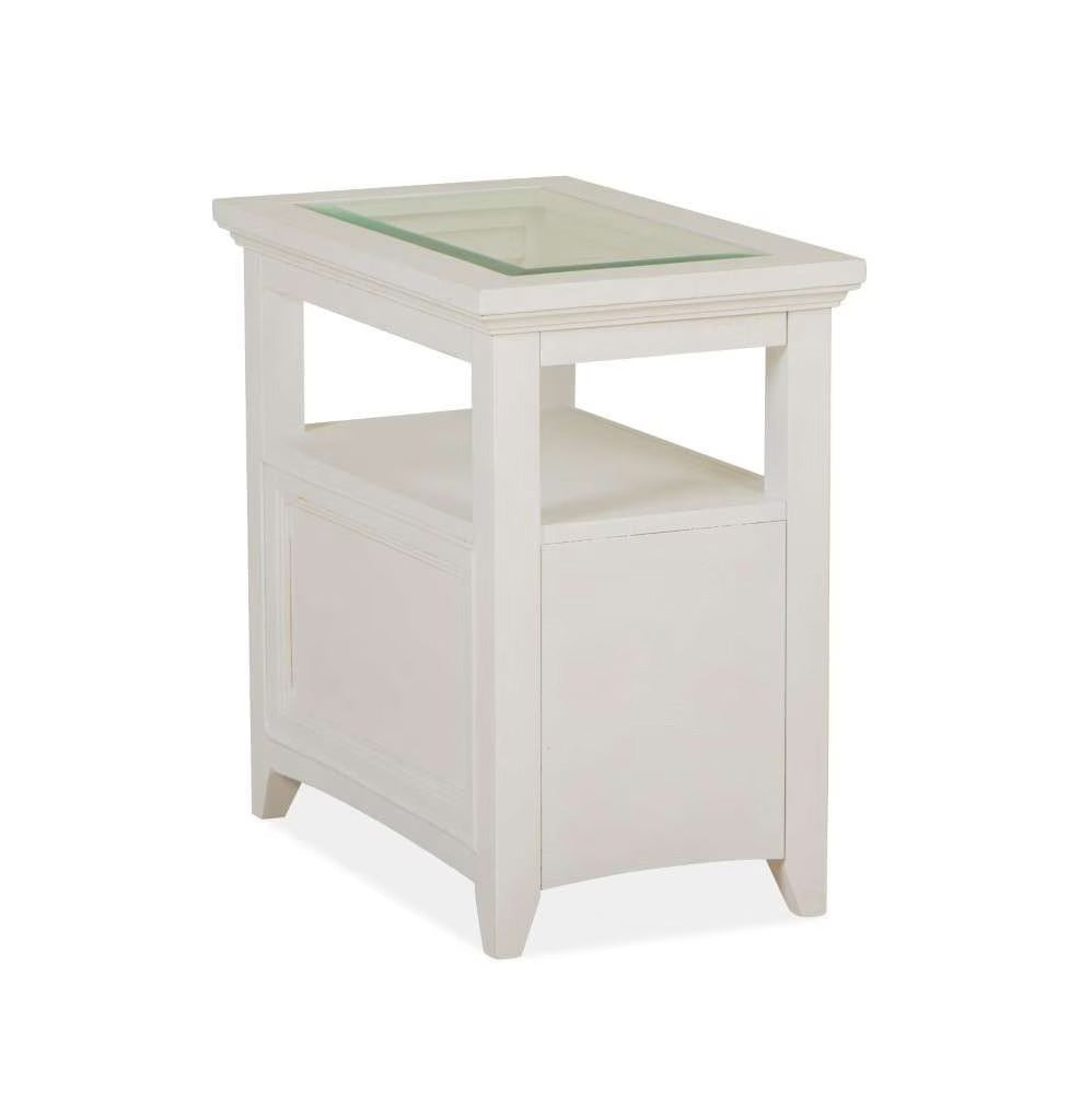 Henry & Mason - Seabrook Chairside End Table in Chalk White - AFA00692 view 3