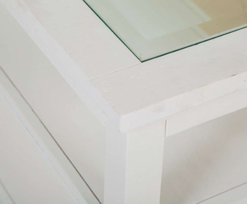 Henry & Mason - Seabrook Chairside End Table in Chalk White - AFA00692 view 7