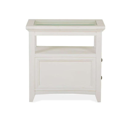 Henry & Mason - Seabrook Chairside End Table in Chalk White - AFA00692 view 8