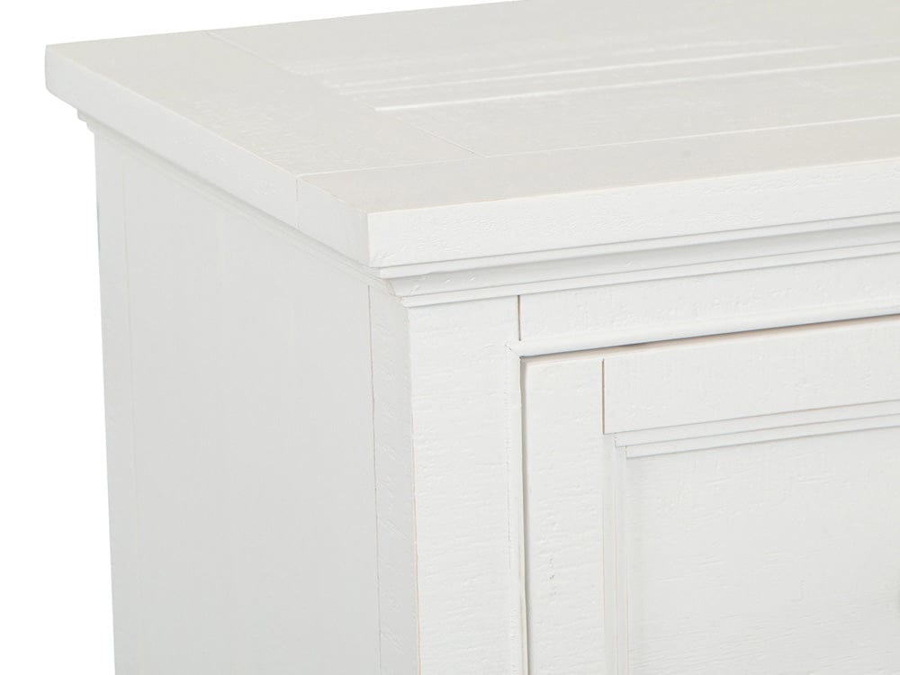 Henry & Mason  -  Seabrook Chalk White And Dovetail Grey Small Drawer Nightstand  - AFA00985 view 7