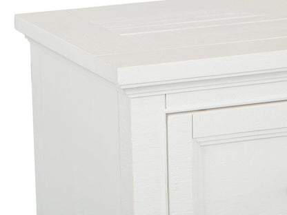 Henry & Mason  -  Seabrook Chalk White And Dovetail Grey Small Drawer Nightstand  - AFA00985 view 7