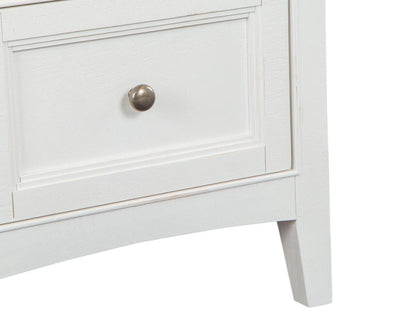 Henry & Mason  -  Seabrook Chalk White And Dovetail Grey Small Drawer Nightstand  - AFA00985 view 8