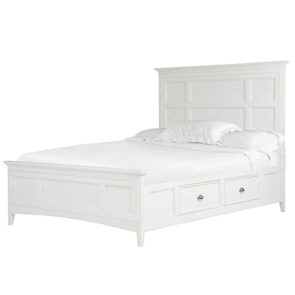Henry & Mason - Seabrook Complete Queen Panel Bed with Storage Rails - AFA00336 view 2
