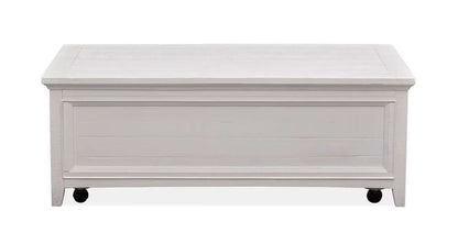 Henry & Mason - Seabrook Lift Top Storage Cocktail Table with Casters in Chalk White - AFA00696 view 6