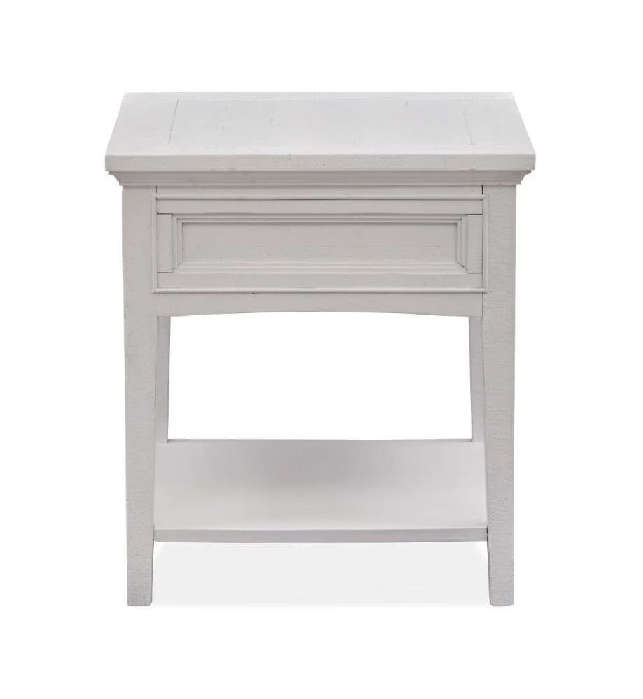 Henry & Mason - Seabrook Rectangular End Table in Chalk White - AFA00706 view 5