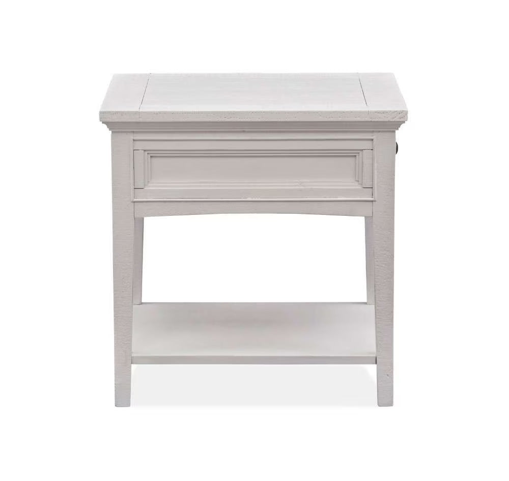 Henry & Mason - Seabrook Rectangular End Table in Chalk White - AFA00706 view 8