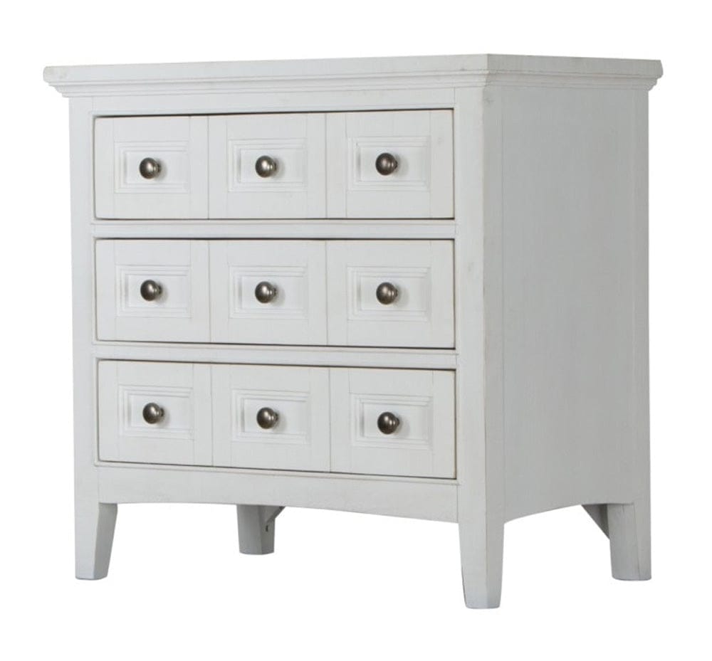 Henry & Mason - Seabrook Relaxed Traditional Chalk White Three Drawer Nightstand - AFA00341 view 1