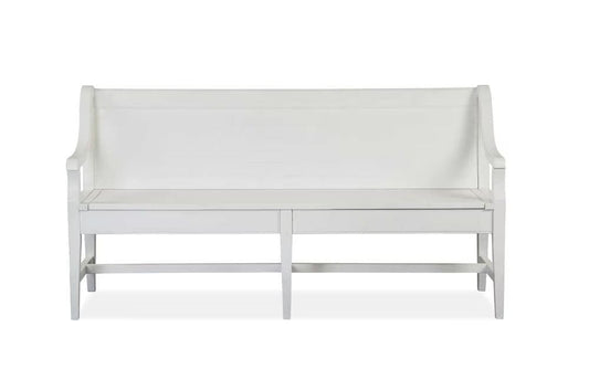 Henry & Mason - Seabrook Wood Bench w/Back KD - AFA00736 view 1