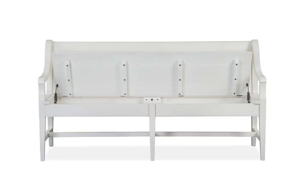 Henry & Mason - Seabrook Wood Bench w/Back KD - AFA00736 view 2
