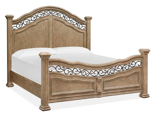 Henry & Mason  -  Selara Fawn California King Panel Bed  - AFA01108 view 1