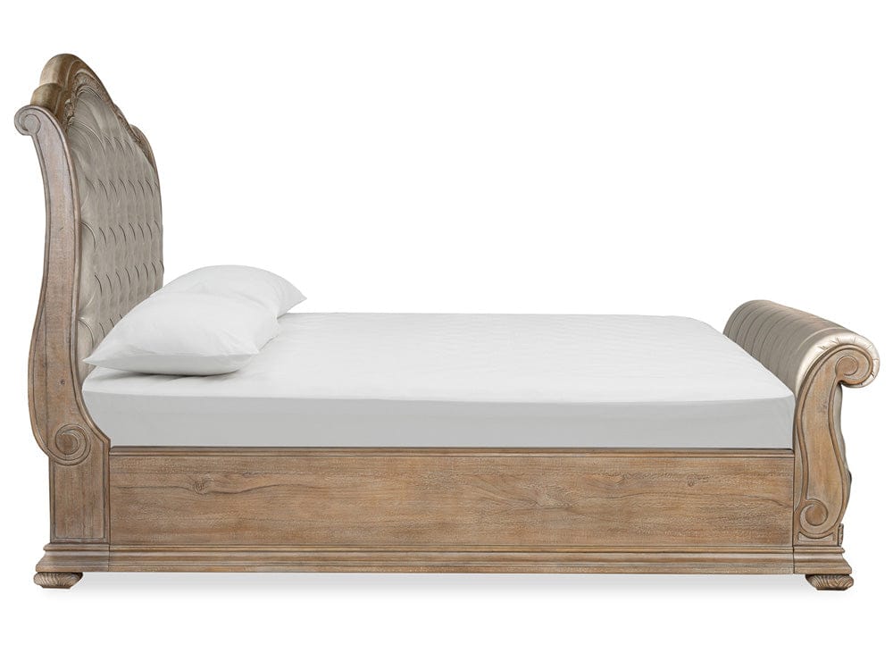 Henry & Mason  -  Selara Fawn California King Upholstered Sleigh Bed  - AFA01109 view 3