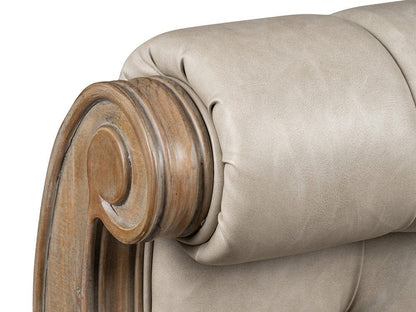 Henry & Mason  -  Selara Fawn King Upholstered Sleigh Bed  - AFA01116 view 8