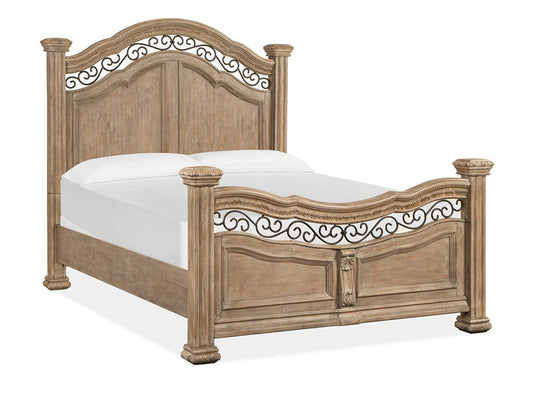 Henry & Mason  -  Selara Fawn Queen Panel Bed  - AFA01118 view 1