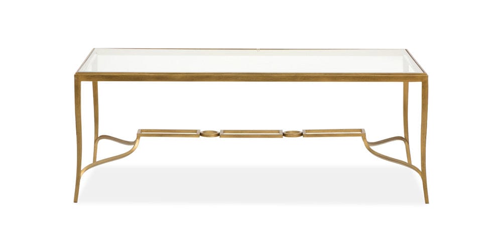 Henry & Mason  -  Seraphin Burnished Brass Rectangular Cocktail Table  - AFA01099 view 3