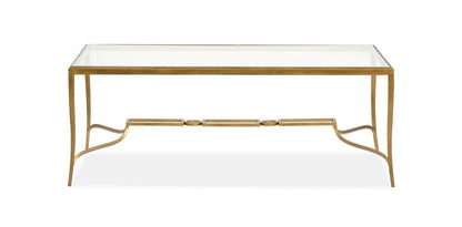 Henry & Mason  -  Seraphin Burnished Brass Rectangular Cocktail Table  - AFA01099 view 3