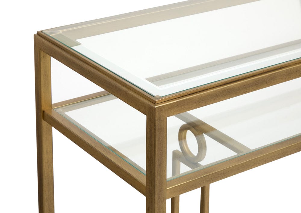Henry & Mason  -  Seraphin Burnished Brass Rectangular Cocktail Table  - AFA01099 view 7