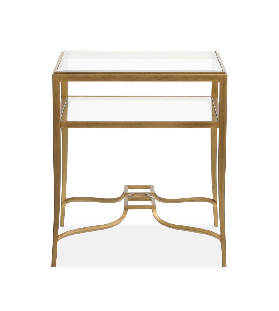 Henry & Mason  -  Seraphin Burnished Brass Rectangular End Table  - AFA01100 view 3