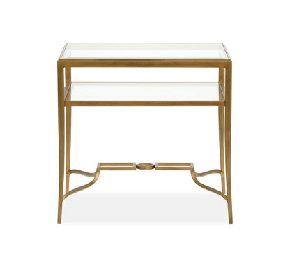 Henry & Mason  -  Seraphin Burnished Brass Rectangular End Table  - AFA01100 view 4