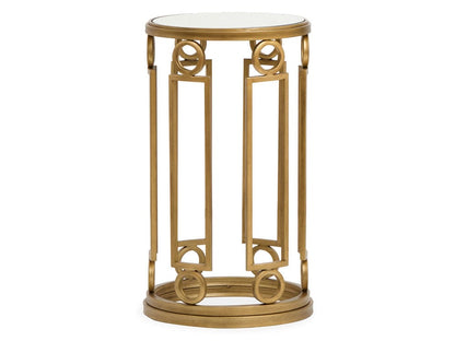 Henry & Mason  -  Seraphin Burnished Brass Round Accent Table  - AFA01102 view 1