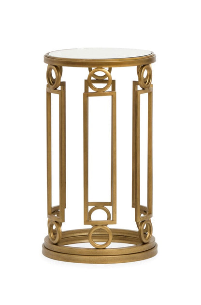 Henry & Mason  -  Seraphin Burnished Brass Round Accent Table  - AFA01102 view 4