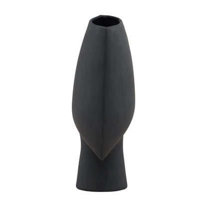 Henry & Mason - Seratti Black Terracotta Vase - DV7417 veiw 3