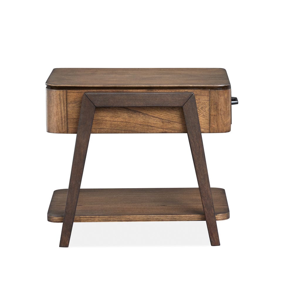 Henry & Mason  -  Serenea Milk Chocolate And Dark Chocolate Rectangular End Table  - AFA00957 view 5