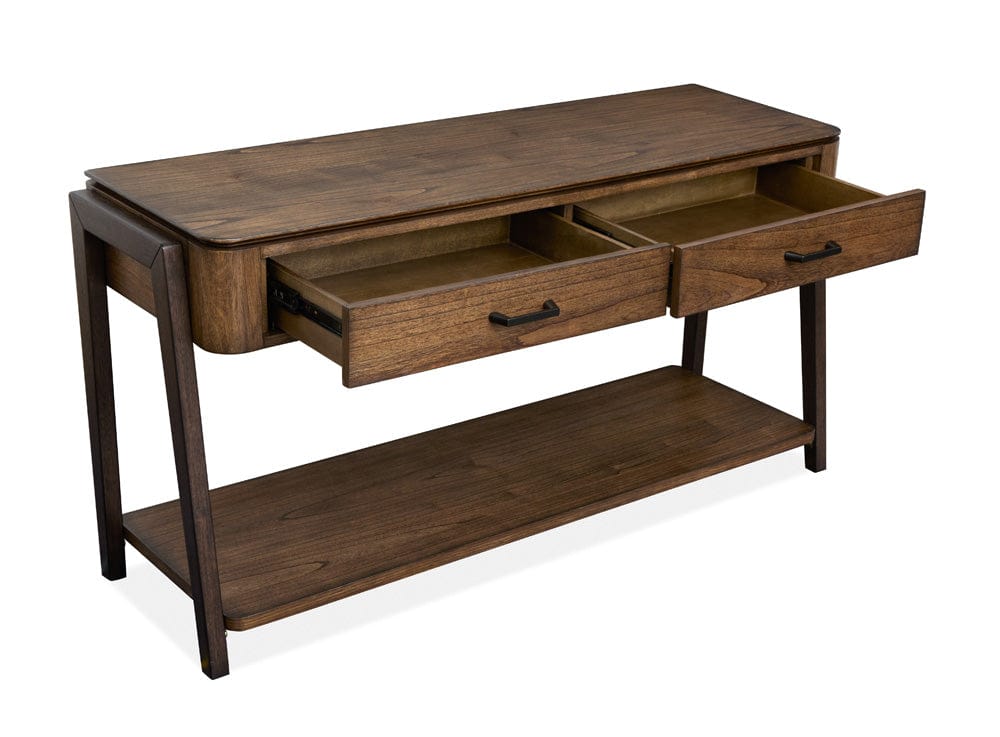 Henry & Mason  -  Serenea Milk Chocolate And Dark Chocolate Rectangular Sofa Table  - AFA00958 view 4