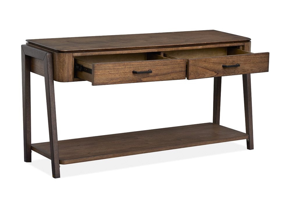 Henry & Mason  -  Serenea Milk Chocolate And Dark Chocolate Rectangular Sofa Table  - AFA00958 view 5
