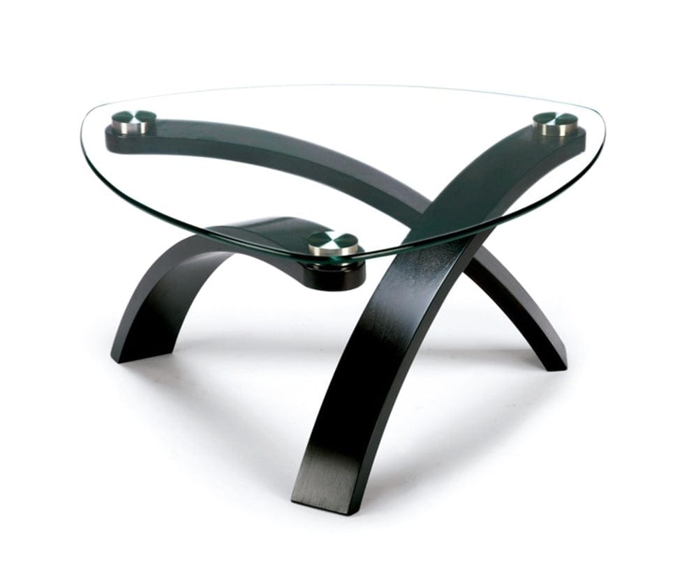 Henry & Mason - Serenique Wood and Glass Pie Shaped Cocktail Table - AFA00023 view 1