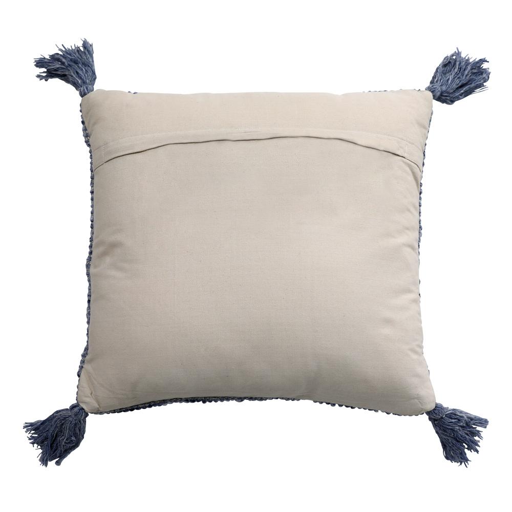 Henry & Mason - Shanta Handwoven Outdoor Pillow in Dark Blue - DV7578 veiw 2