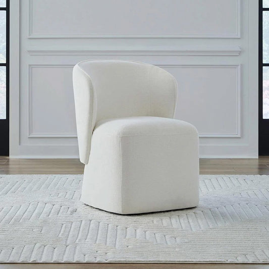 Henry & Mason - Signature Dining Ivory Accent Dining Chairs (Set of 4) in Ivory, Sapphire, Truffle, & Wicker Fabric - AFA03525 view 1
