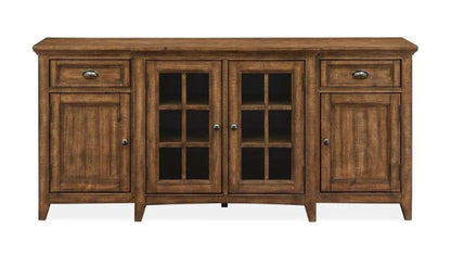 Henry & Mason - Silver Dune 70" Entertainment Console in Toasted Nutmeg - AFA00679 view 2