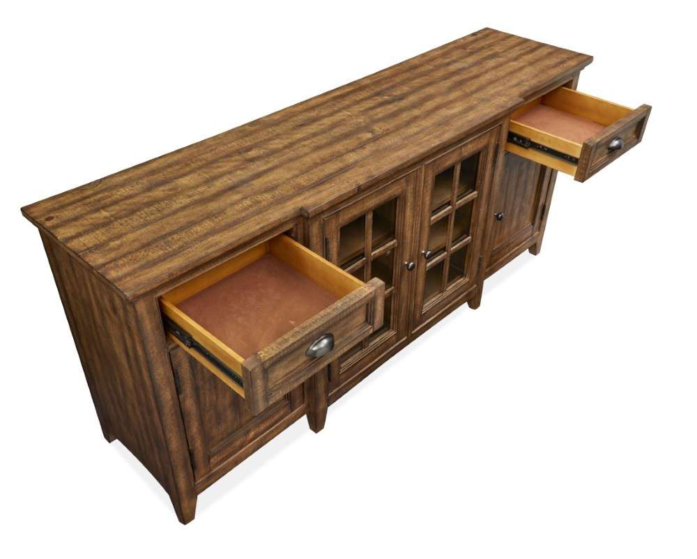 Henry & Mason - Silver Dune 70" Entertainment Console in Toasted Nutmeg - AFA00679 view 5