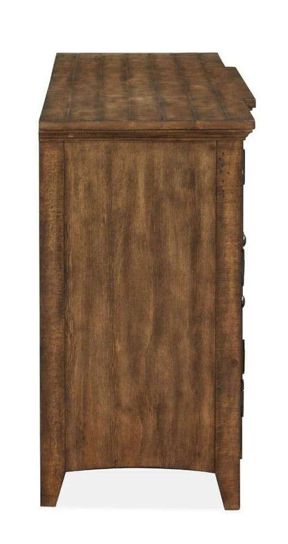 Henry & Mason - Silver Dune 70" Entertainment Console in Toasted Nutmeg - AFA00679 view 9