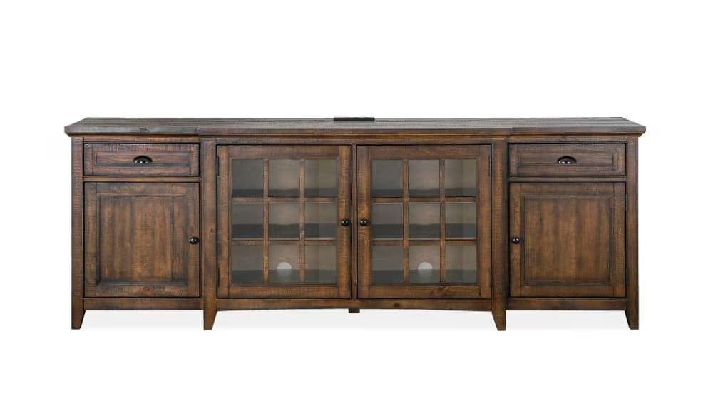 Henry & Mason - Silver Dune 90" Entertainment Console in Toasted Nutmeg - AFA00687 view 2