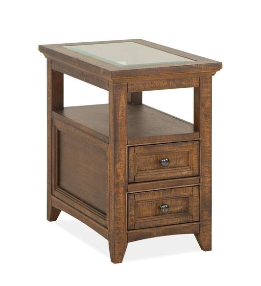 Henry & Mason - Silver Dune Chairside End Table in Toasted Nutmeg - AFA00691 view 1