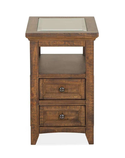 Henry & Mason - Silver Dune Chairside End Table in Toasted Nutmeg - AFA00691 view 3