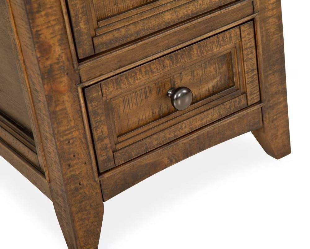 Henry & Mason - Silver Dune Chairside End Table in Toasted Nutmeg - AFA00691 view 5