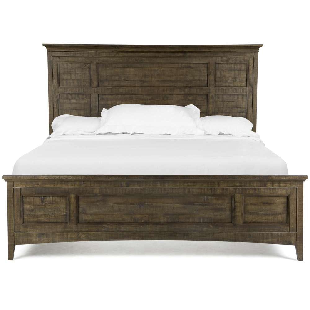 Henry & Mason - Silver Dune Complete Queen Panel Bed with Storage Rails - AFA00048 view 1