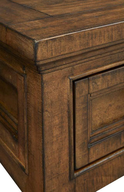 Henry & Mason - Silver Dune Rectangular Cocktail Table with Casters in Toasted Nutmeg - AFA00701 view 6