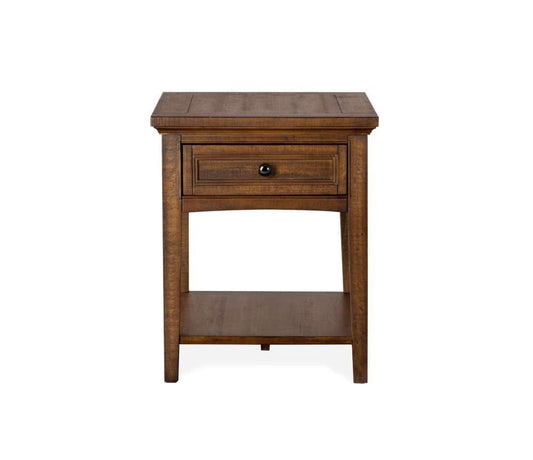 Henry & Mason - Silver Dune Rectangular End Table in Toasted Nutmeg - AFA00705 view 2