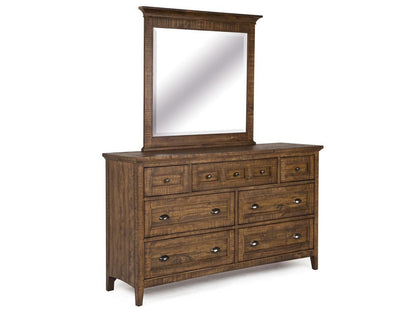 Henry & Mason  -  Silver Dune Toasted Nutmeg Drawer Dresser With Landscape Mirror  - AFA00776 view 1