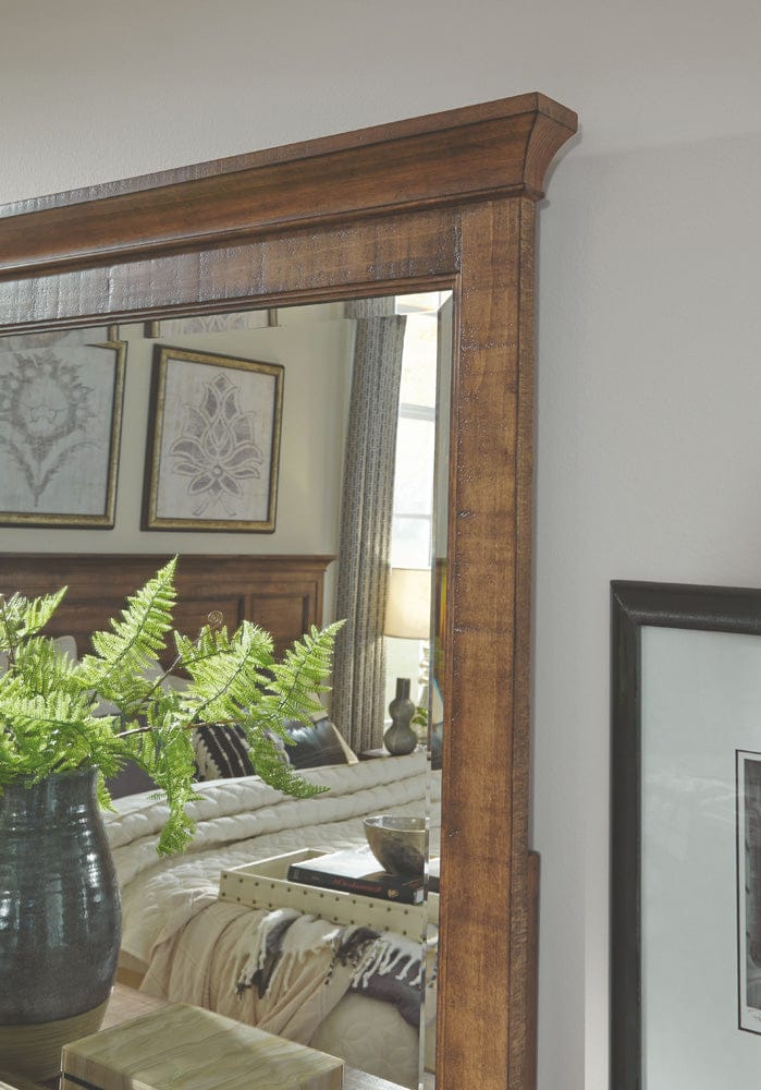 Henry & Mason  -  Silver Dune Toasted Nutmeg Drawer Dresser With Landscape Mirror  - AFA00776 view 7