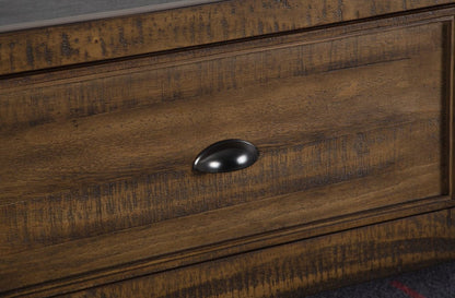 Henry & Mason  -  Silver Dune Toasted Nutmeg Drawer Dresser With Landscape Mirror  - AFA00776 view 9