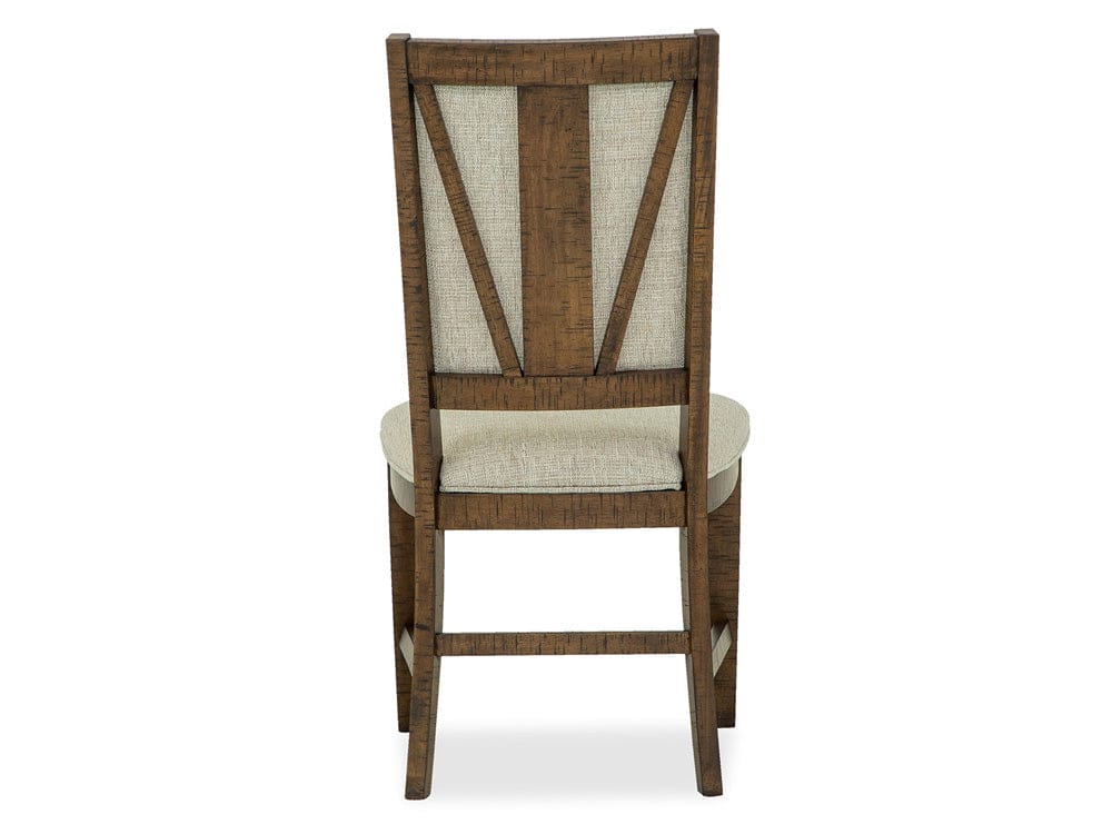Henry & Mason  -  Silver Dune Toasted Nutmeg Step Upholstered Side Chair (Set of 2)  - AFA00777 view 4