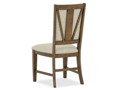 Henry & Mason  -  Silver Dune Toasted Nutmeg Step Upholstered Side Chair (Set of 2)  - AFA00777 view 5